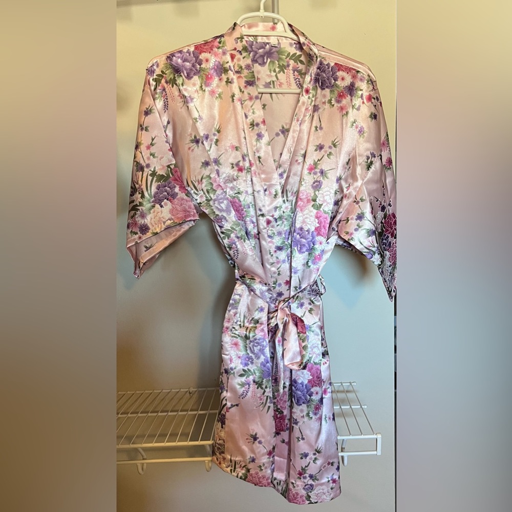 Silk robe